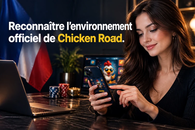 Reconnaître l'environnement officiel de Chicken Road