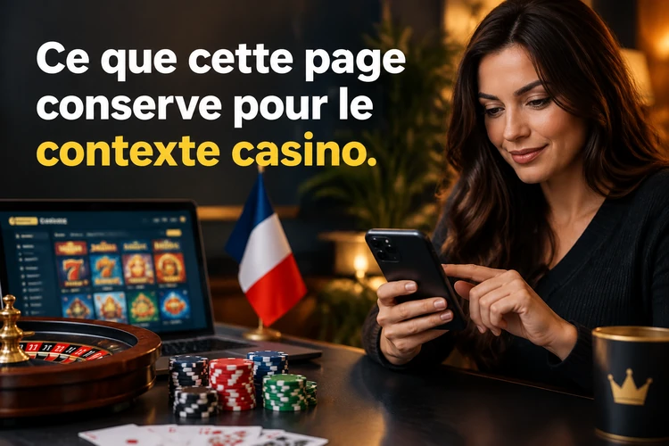 Ce que cette page conserve pour le contexte casino