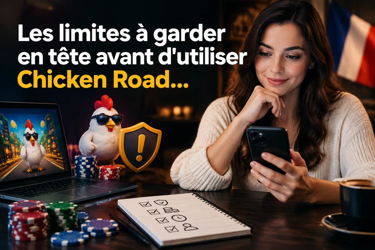 Les limites à garder en tête avant d'utiliser Chicken Road en ligne