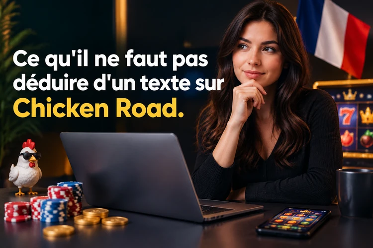 Ce qu'il ne faut pas déduire d'un texte sur Chicken Road